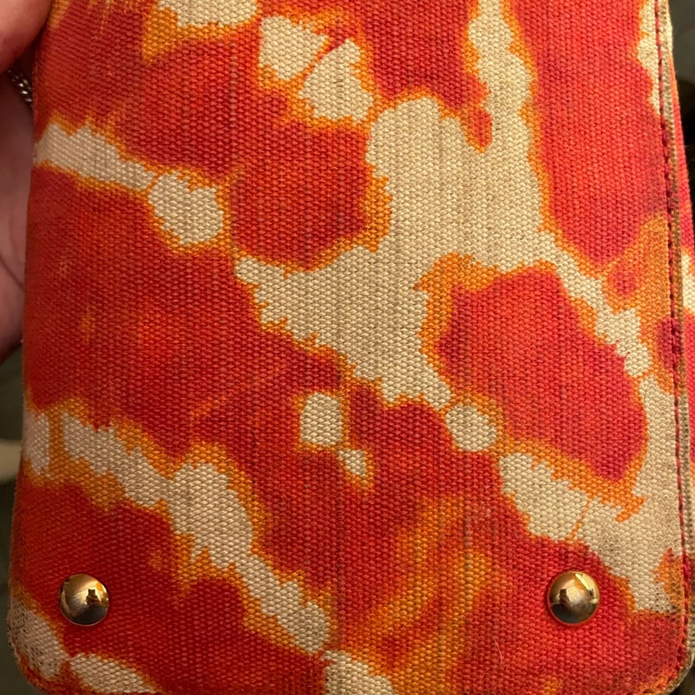 Michael Kors Vibrant Orange Tie-Dye Tote Bag - Picture 12 of 12